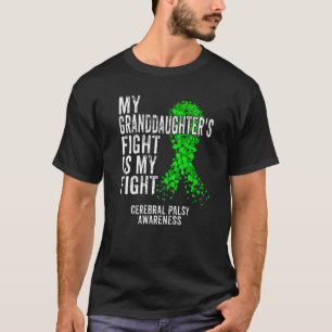 Camiseta A neta luta minha luta contra a paralisia cerebral