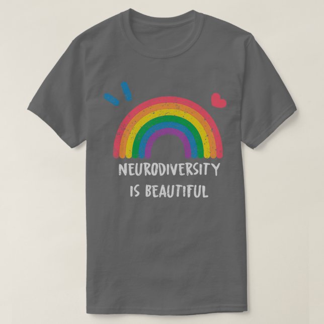 Camiseta A neurodiversidade é bela 4 (Frente do Design)
