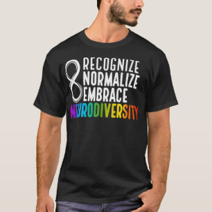 Camiseta A Neurodiversidade É Bonita, Neurodivergente Orgul