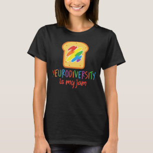 Camiseta A Neurodiversidade é o meu Jam Autismo Neurodiverg