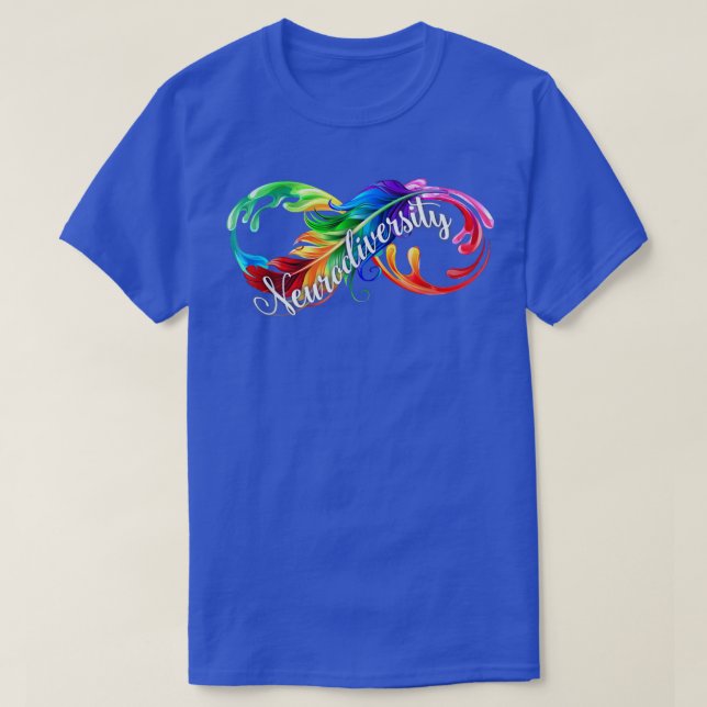 Camiseta A Neurodiversidade é um belo Autismo Infinito, Awa (Frente do Design)