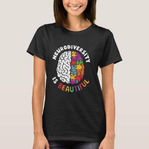 Camiseta A neurodiversidade é um belo SPED ADHD Autismo com
