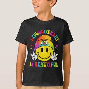 Camiseta A Neurodiversidade é um sorriso bonito diante do a