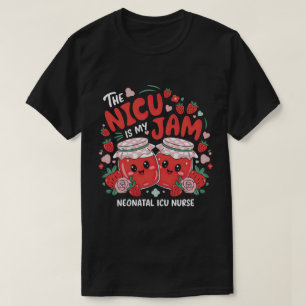 Camiseta A NICU É A Minha Unidade Neonatal Jam Strawberry