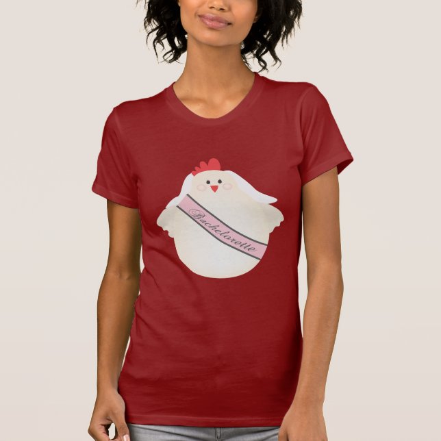 Camiseta A Noite da Galinha Solteira Festa (Frente)