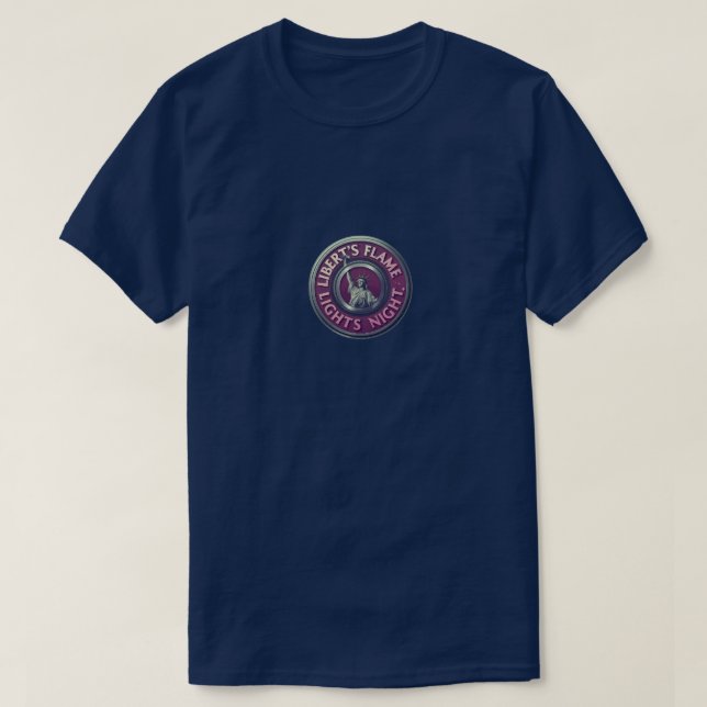 Camiseta A Noite das Luzes da Liberdade (Frente do Design)