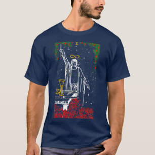 Camiseta A Noite de inverno do Mágico Neve Parecia Tarot Ca