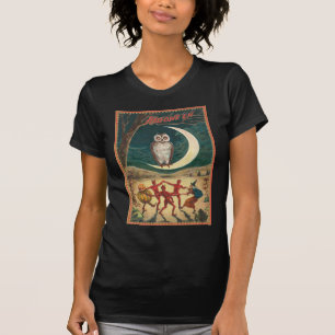 Camiseta A noite do diabo do Dia das Bruxas do vintage