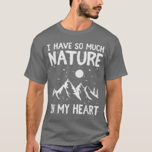 Camiseta A Noite É Tanta Natureza Em Minha Natureza Cardíac