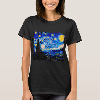 Camiseta A Noite Estrelada de Vincent Van Gogh