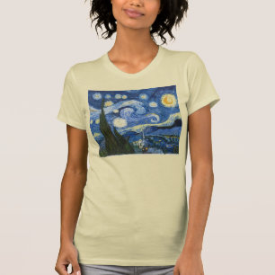 Camiseta A noite estrelado de Vincent van Gogh