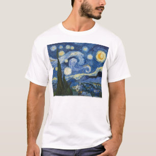 Camiseta A noite estrelado de Vincent van Gogh