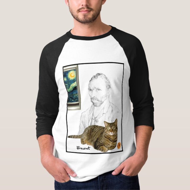 Camiseta "A noite estrelado" evoca o espírito (Frente)