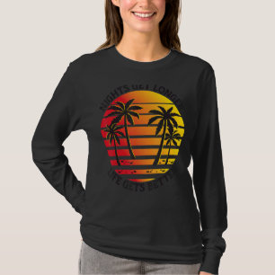 Camiseta A Noite Fica Mais Longa A Vida Melhor No Verão De