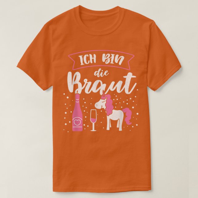 Camiseta A Noiva das Guerras Eu caso despedida de solteiro  (Frente do Design)