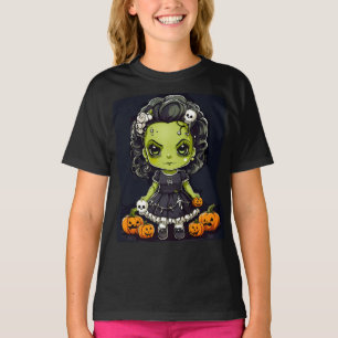 Camiseta A noiva do Fankenstein bonitinha das Halloween