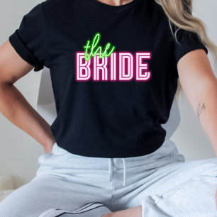 Camiseta A Noiva Neon Verde & Rosa Tropical Bach