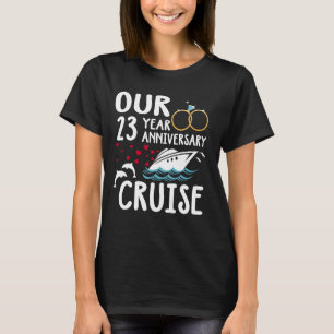 Camiseta A nossa viagem de cruzeiro de 23 anos, Marria