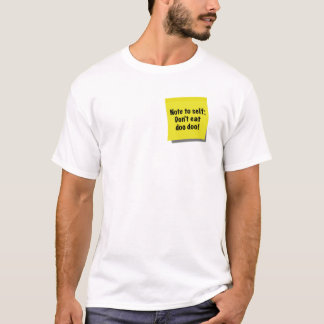 Camiseta A nota ao auto, não come o doo do doo, nota