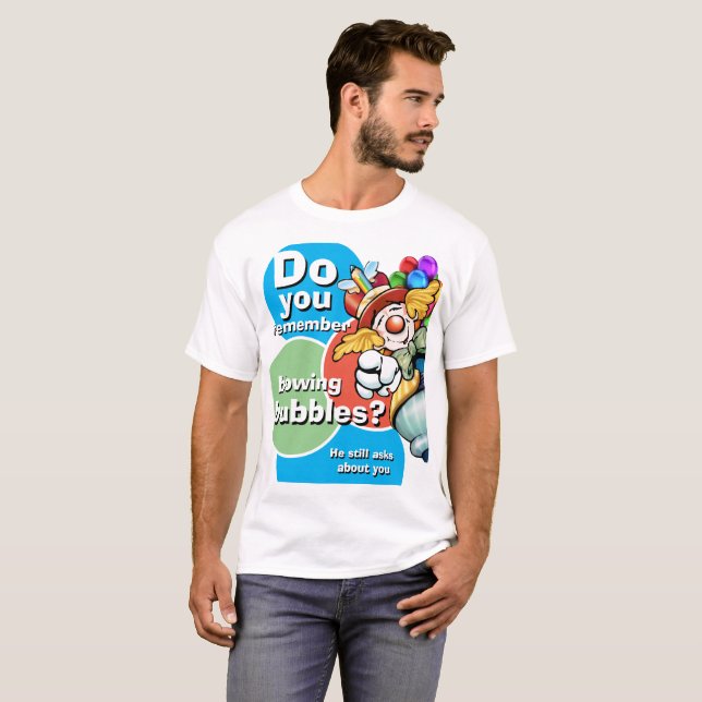 Camiseta A Novidade dos Homens, VOCÊ SE LEMBRA DE TER BOLHA (Frente Completa)