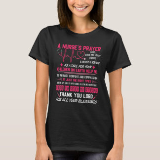 Camiseta A Nurse's Prayer T Shirt, Cool Nurse