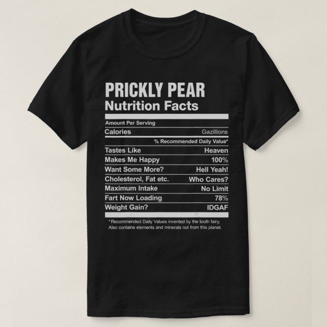 Camiseta A Nutrição De Pear Fala Com Engraçada Grafia (Frente do Design)