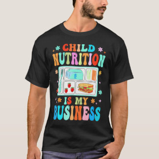 Camiseta A Nutrição Infantil É A Minha Almoçada Lady Cafete