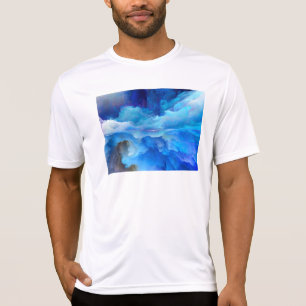 Camiseta A nuvem abstrato do SlipperyJoe trabalho de arte c