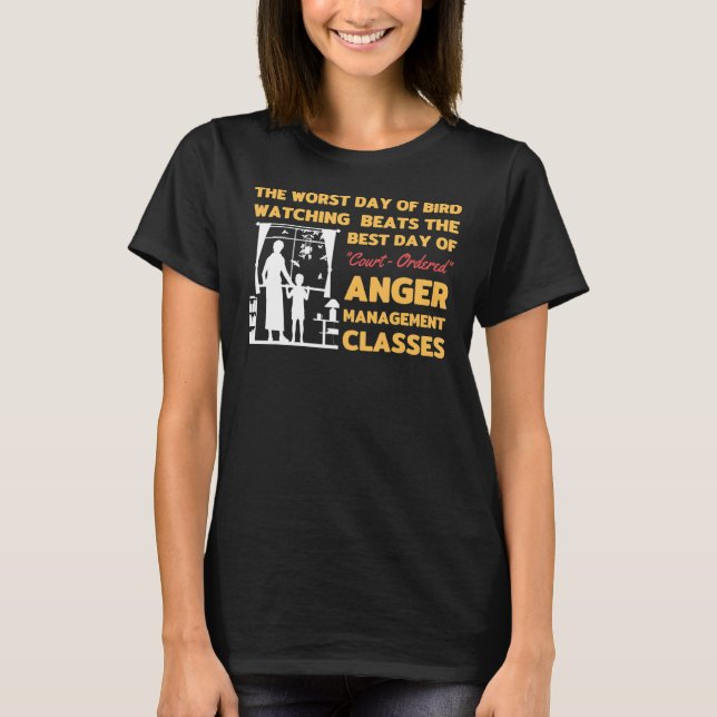 Camiseta A Observar Pássaro É A Minha Terapia, A Observar P (Frente)