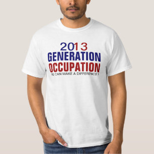 CAMISETA A OCUPAÇÃO DA GERNERAÇÃO PODEMOS FAZER UMA DIFEREN