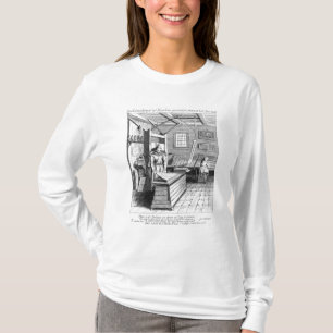 Camiseta A oficina de encadernação de Laurens Janszoon