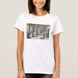 Camiseta A oficina de um editor, 'do DES de Encyclopedie