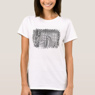 Camiseta A oficina de uma costureira, ilustração do th