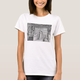 Camiseta A oficina de uma costureira, ilustração do th