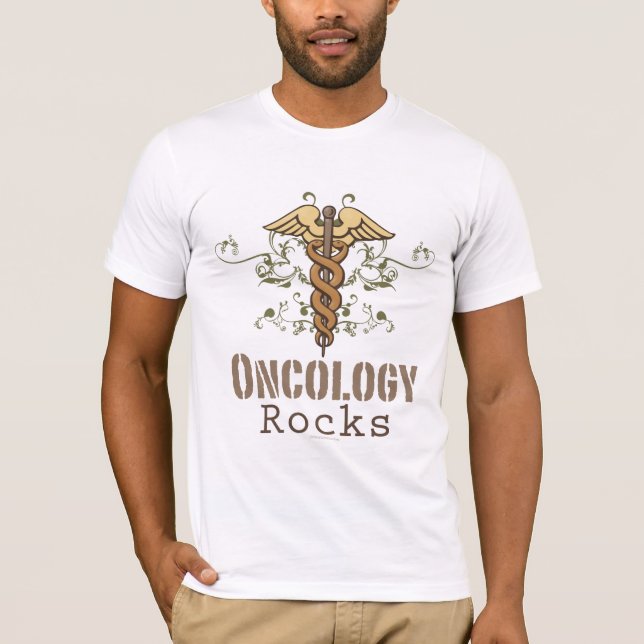 Camiseta A oncologia balança o t-shirt (Frente)