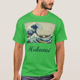 Camiseta A onda de Excelentes de Katsushika Hokusai