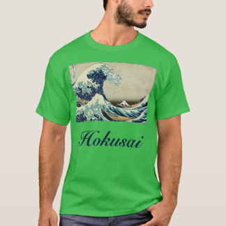 Camiseta A onda de Excelentes de Katsushika Hokusai