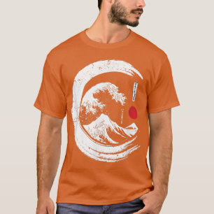 Camiseta A onda do Excelente da estética japonesa Kanagawa