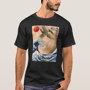 Camiseta A onda do Excelente de Kanagawa japonesa Hunt.