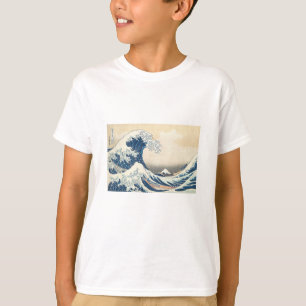 Camiseta A onda do Excelente de Kanagawa - Katsushika Hokus