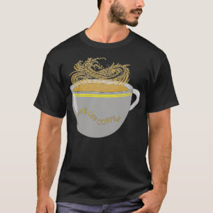 CAMISETA A ONDA DO EXCELENTE DESLIGADA AO CAFÉ
