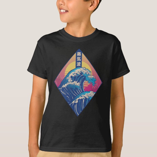 Camiseta A onda Excelente Vaporwave (Frente)