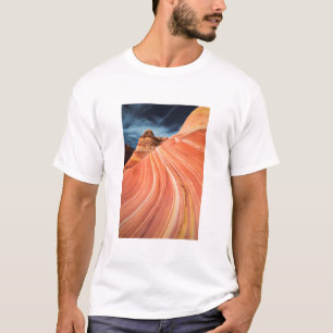 Camiseta A onda, falésias vermelhas, Arizona