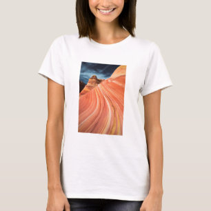 Camiseta A onda, os penhascos do vermilion, a Arizona