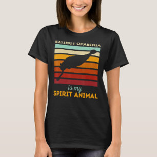 Camiseta A Opabinia Extinta É O Meu Espírito Animal Pré-His