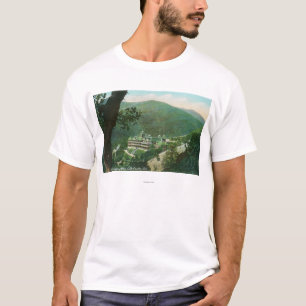 Camiseta A opinião aérea Witter salta exterior do hotel