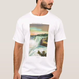 Camiseta A opinião o americano cai da ilha da cabra