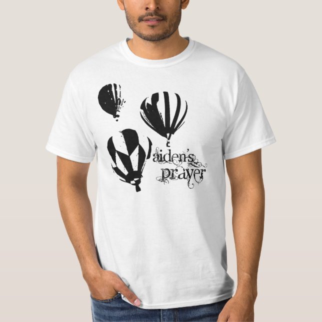 Camiseta A oração de Aiden (balão de ar quente) (Frente)