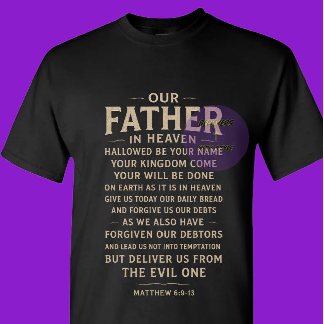 Camiseta A Oração do Senhor - Cristão (Criador carregado)