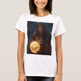 Camiseta A Órbita do Mistério: Luz nas Mãos